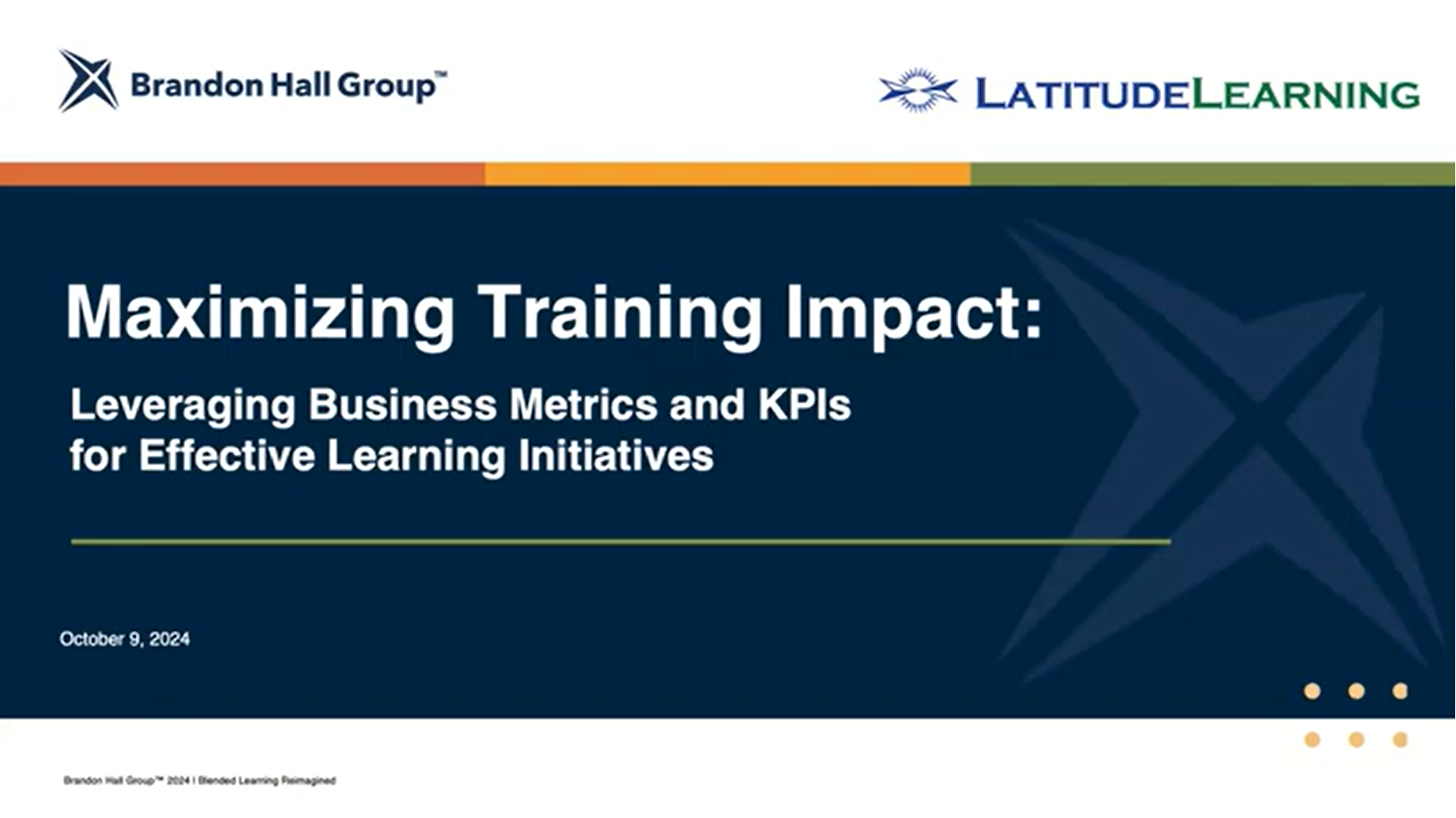 maximizing training impact by using business metrics and KPIs