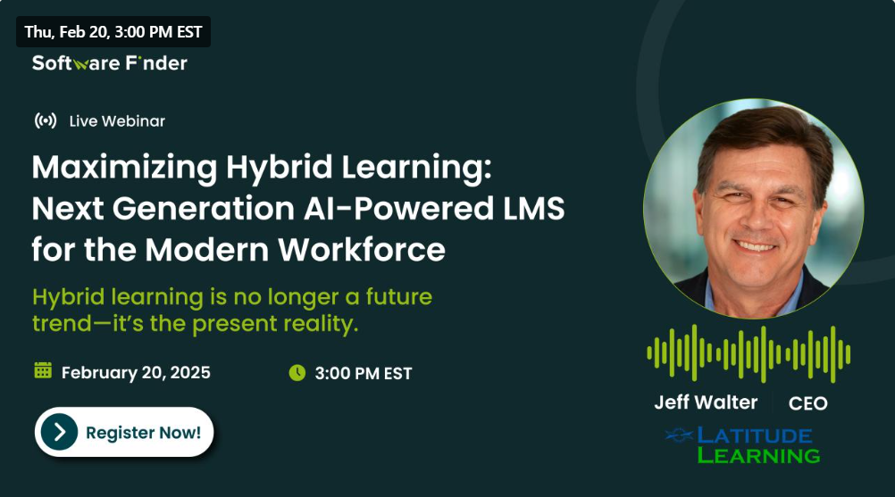 LatitudeLearning CEO Jeff Walter and Software Finder discuss AI Powered LMS Capabilities for the Modern Workforce